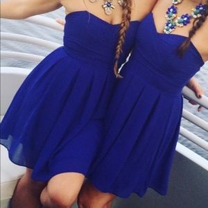 Beautiful blue flowy dress